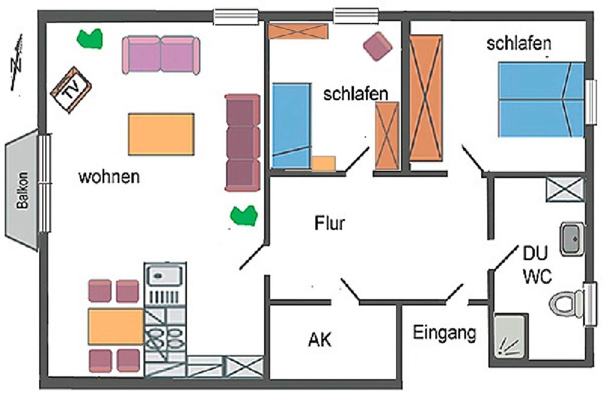 Apartament Kranich III, Whg 14 Zingst Zewnętrze zdjęcie